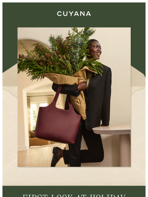 cuyana newsletter: Exclusive Preview: The Holiday Collection