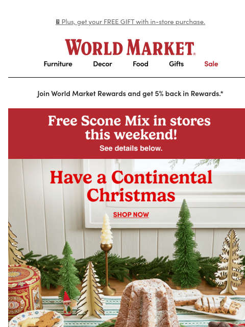 emailworldmarket newsletter: European Market holiday must-haves are HERE! 🤌 