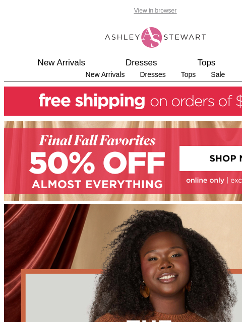 ashleystewart newsletter: ALL NEW ✨ ALL for YOU 🩷