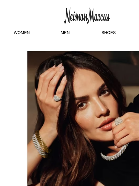 neimanmarcus newsletter: David Yurman’s Sculpted Cable & Chevron jewelry