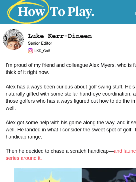 golfdigest newsletter: What it *really* takes to get to scratch