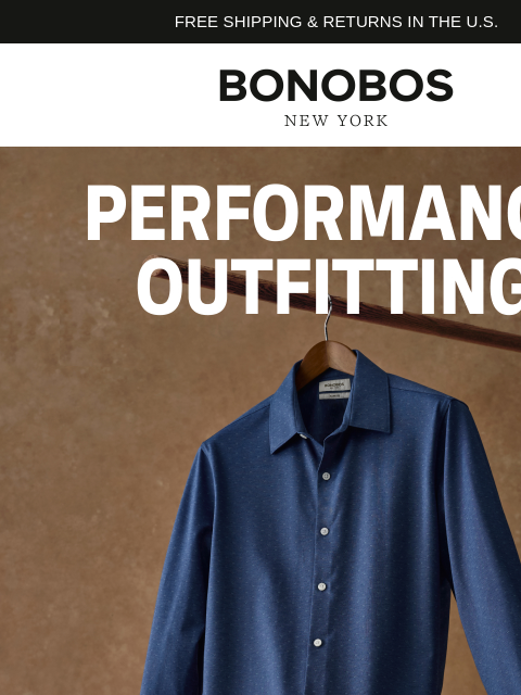 bonobos newsletter: Smart Fabric That Works Hard