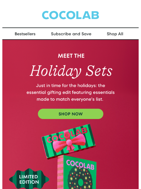 cocolab newsletter: Something very merry's inside…