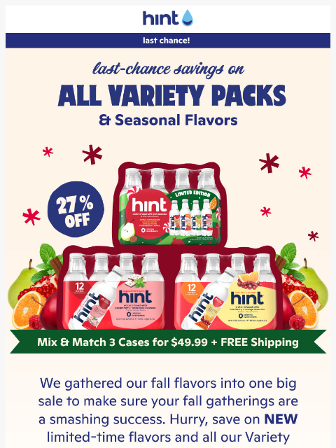 Seasonal flavors & variety packs: 27% off! ͏ ͏ ͏ ͏ ͏ ͏ ͏ ͏ ͏ ͏ ͏ ͏ ͏ ͏ ͏ ͏ ͏ ͏ ͏ ͏ ͏ ͏ ͏ ͏ ͏ ͏ ͏ ͏ ͏ ͏ ͏ ͏ ͏ ͏ ͏ ͏ ͏ ͏ ͏ ͏ ͏ ͏ ͏ ͏ ͏ ͏ ͏ ͏ ͏ ͏ ͏ ͏ ͏ ͏ ͏ ͏ ͏ ͏ ͏ ͏ ͏ ͏ ͏ ͏ ͏ ͏ ͏ ͏ ͏ ͏ ͏ ͏ ͏ ͏ ͏ ͏ ͏