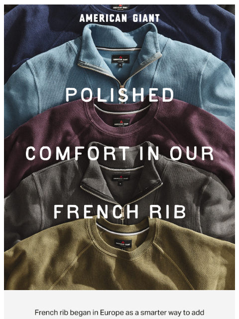 american-giant newsletter: Our answer to a better sweater.