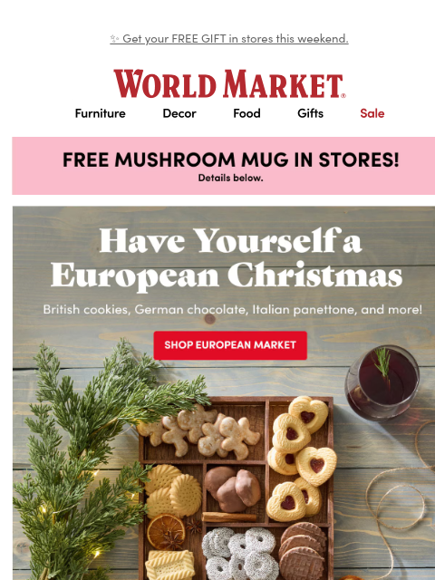 emailworldmarket newsletter: Merry finds from a European Christmas market π°ποΏ½...