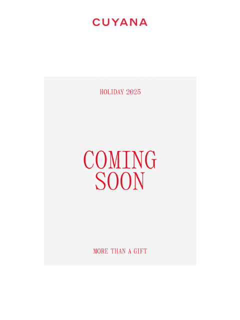 cuyana newsletter: Get Excited