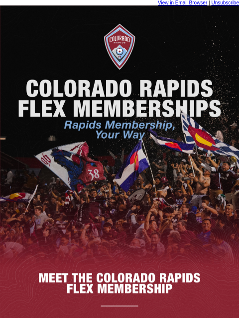 thecoloradorapids newsletter: Introducing the Most Flexible Membership in Colora...
