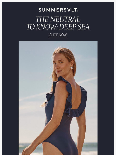 summersalt newsletter: Our Favorite Way to Navy