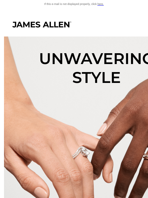 jamesallen newsletter: Timeless Flow. Unwavering Style.