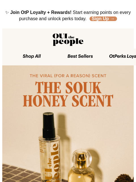 ouithepeople newsletter: The Scent That’s Got Everybody Talking 💛