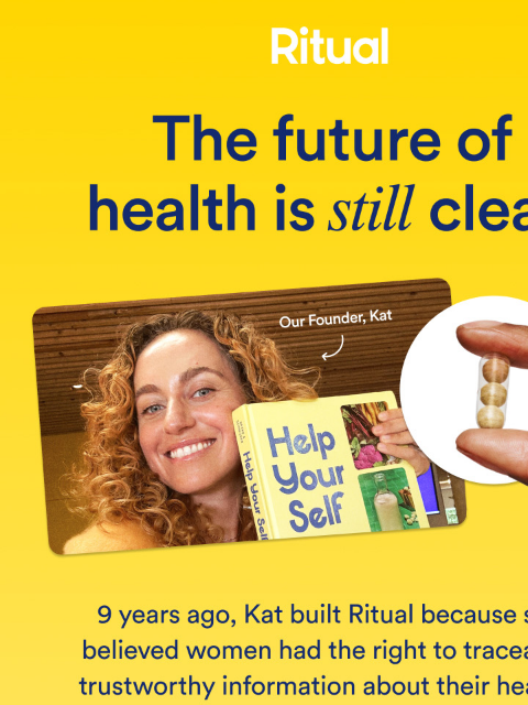 ritual newsletter: Our founder Kat published a book!