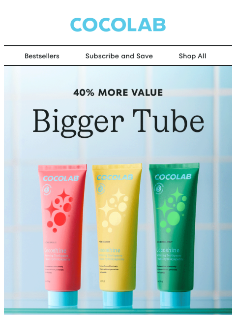 cocolab newsletter: Meet the NEW Cocoshine