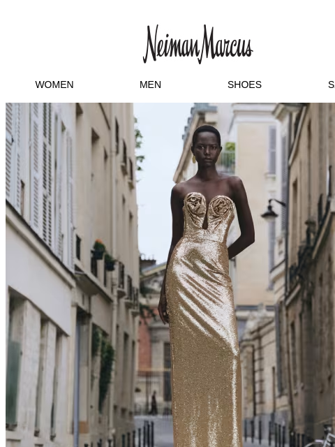 neimanmarcus newsletter: Holiday’s most glamorous gowns