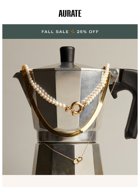 auratenewyork newsletter: 25% OFF HOT COMMODITIES