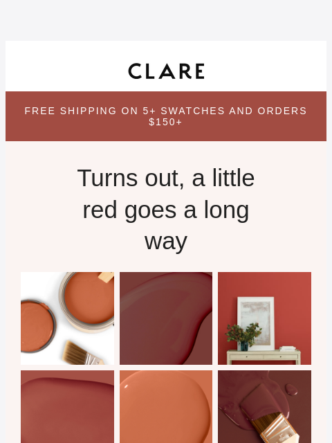 clare newsletter: The unexpected red trick ❤️