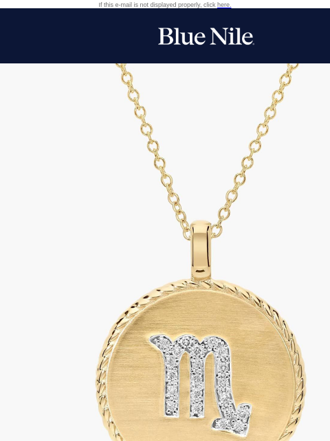 bluenile newsletter: Made For Scorpio Season