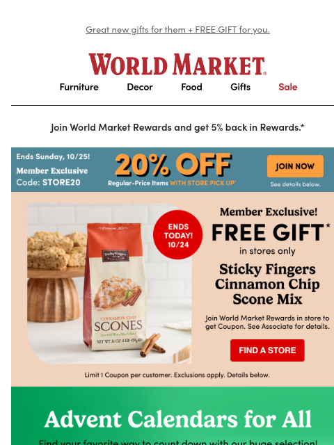 emailworldmarket newsletter: Countdown to Christmas 🎄 Amazing Advent calendars...
