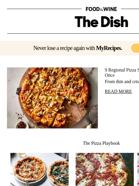 foodandwine newsletter: 9 Regional Pizza Styles You Should Try at Least On...
