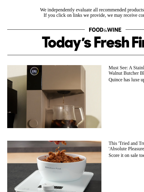 foodandwine newsletter: This 'Tried and True' KitchenAid Gadget Is an 'Abs...