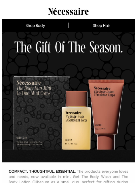 necessaire newsletter: The One Gift Everyone Needs And Loves