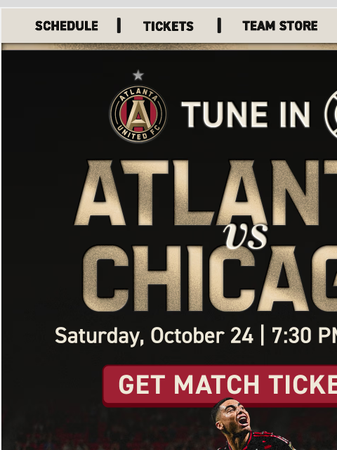 atlutd newsletter: It's Matchday | TONIGHT 7:30 pm