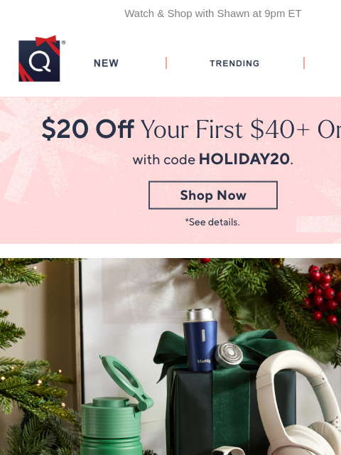 qvcemail newsletter: 5 Easy Pays on All Things Festive