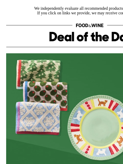 foodandwine newsletter: Score! Some of Anthropologie's Best Holiday Pieces...