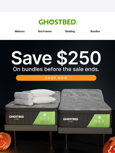 ghostbed newsletter: Dead tired? We can fix that