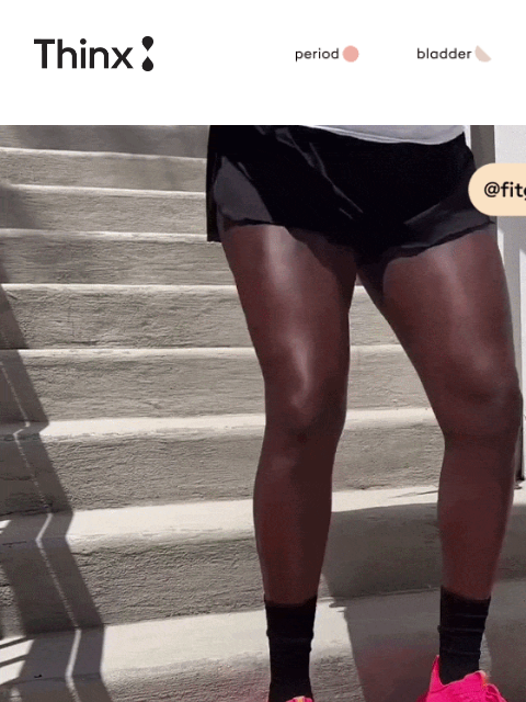shethinx newsletter: Don’t let your period slow you down 🏃🏽‍♀️