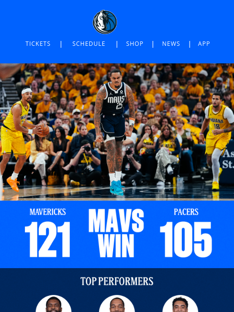 mavsmail newsletter: 🎉 MAVS WIN, MAVS WIN!