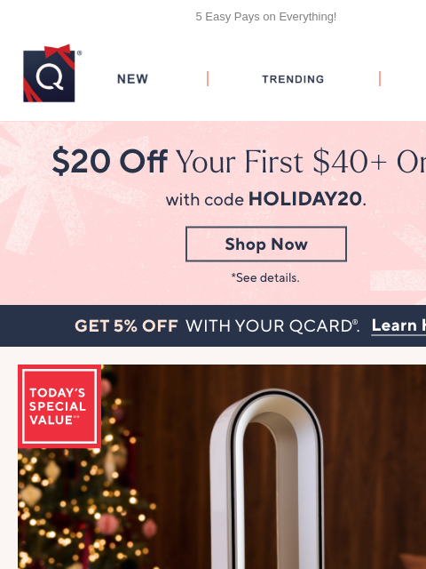 qvcemail newsletter: Dyson’s Season-to-Season Heating & Cooling + Get $...