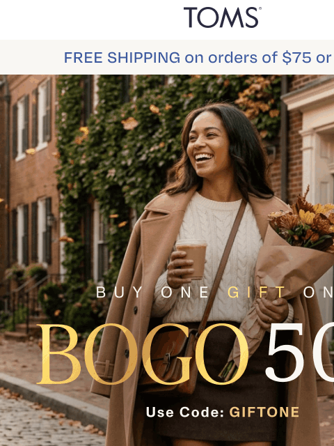 toms newsletter: The Work Edit: BOGO 50% Off Loafers, Flats & Heels