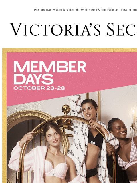 Plus, discover what makes these the World's Best-Selling Pajamas View on browser Victoria's Secret VSCC Available Credit Display images to show real-time content Display images to show real-