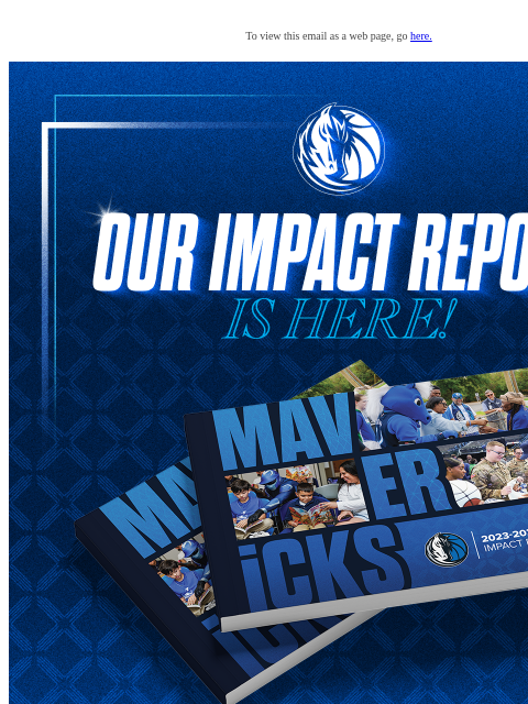 Discover our influence in the DFW community. To view this email as a web page, go here. This email was sent to: brands.news.subscription@gmail.com This email was sent by: Mavs Media 1333 N Stemmons