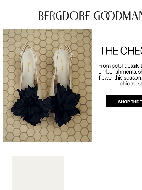 bergdorfgoodman newsletter: In Full Bloom: Fall’s It Shoe