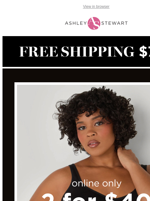 ashleystewart newsletter: The ultimate outfit starts with the ultimate first...