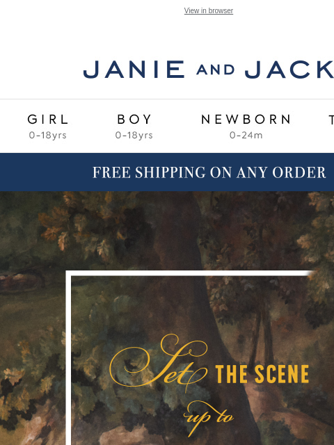 janieandjack newsletter: What you've been waiting for: holiday looks on sal...