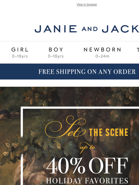 janieandjack newsletter: To all a good night in matching holiday PJs