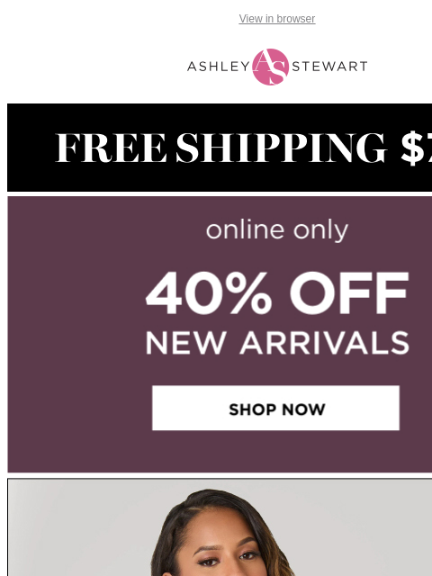 ashleystewart newsletter: Weβve got the TEES π 40% OFF