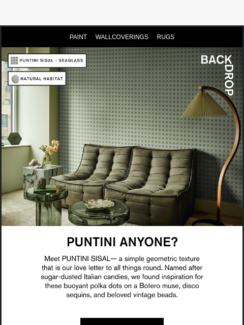 backdrophome newsletter: COLOR “ALL THE WAY UP” 😏