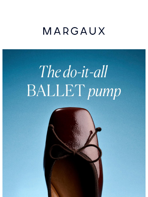 margauxny newsletter: The perfect little ballet pump