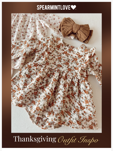 spearmintlove newsletter: Thanksgiving Outfit Inspo for Her 🍂