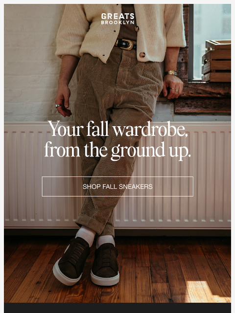 greatsbrand newsletter: Fall looks better in suede 🍂