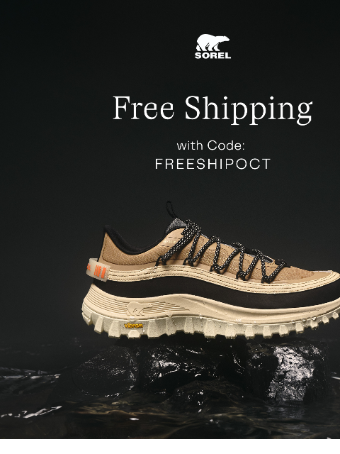 sorel newsletter: Last Chance for Free Shipping
