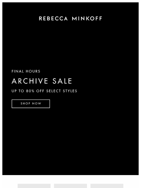 rebeccaminkoff newsletter: Make Your Final Picks…