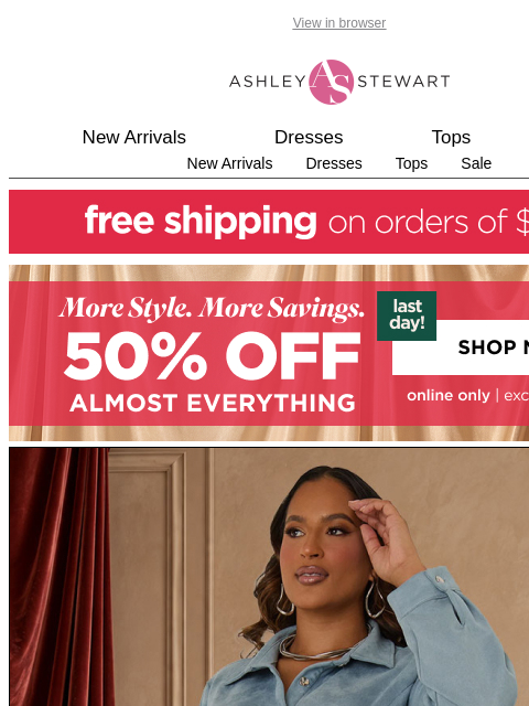ashleystewart newsletter: Re: Your Sunday best