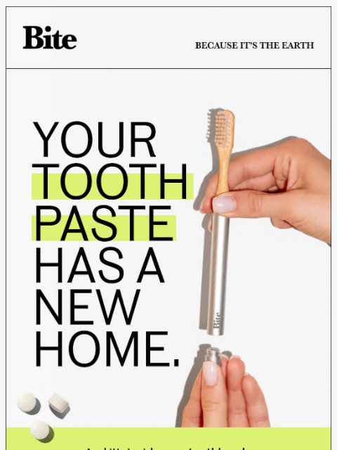 bitetoothpastebits newsletter: The handle isn’t just a handle.