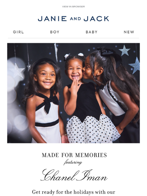 janieandjack newsletter: Get dressed for a holiday to remember