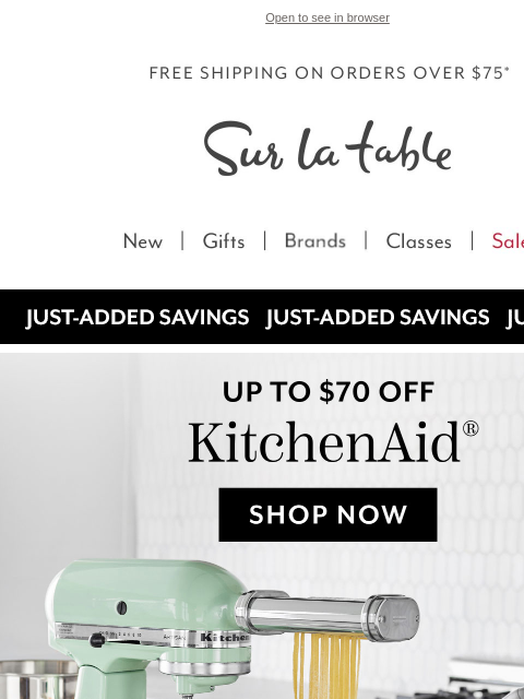 surlatable newsletter: Iconic, Reliable, Unbeatable and On Sale